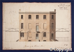 Cambridge Prison: elevation of the keeper